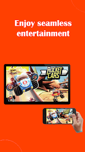Enjoy seamless entertainment by mirroring games and media to a larger screen