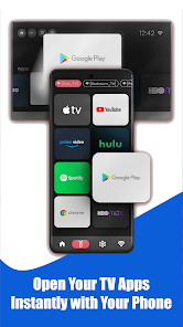 Open TV apps instantly from your phone