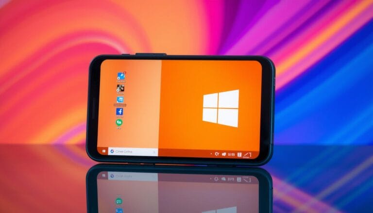 how to run windows on an android phone