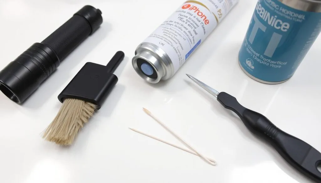 Cleaning an iPhone Charging Port