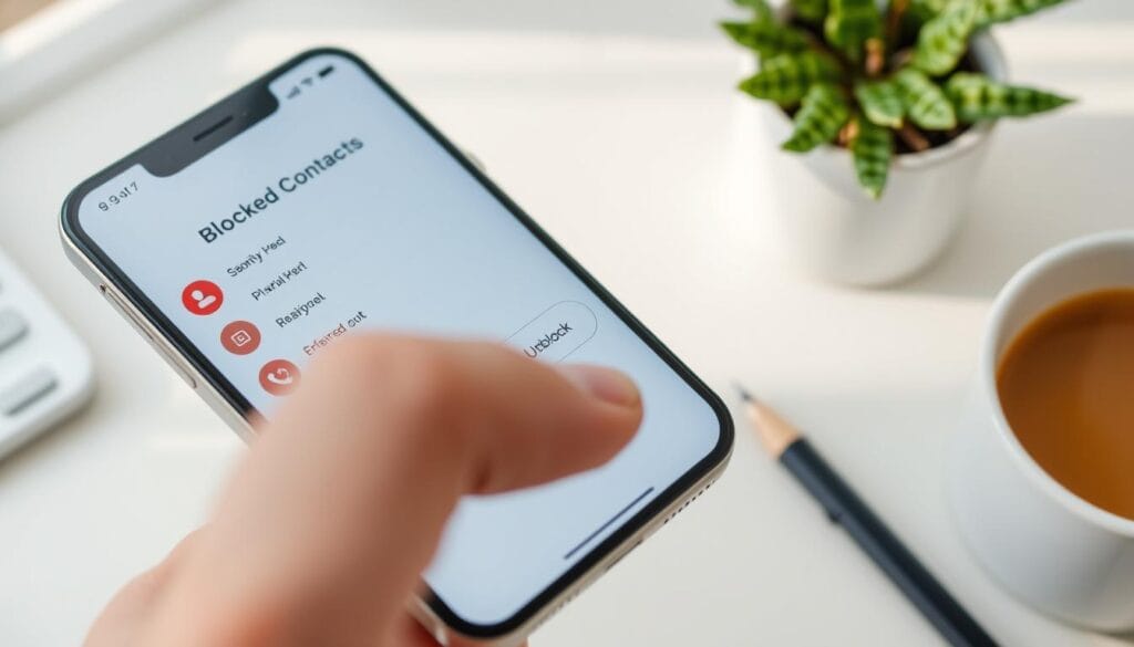 how to unblock a number on iphone