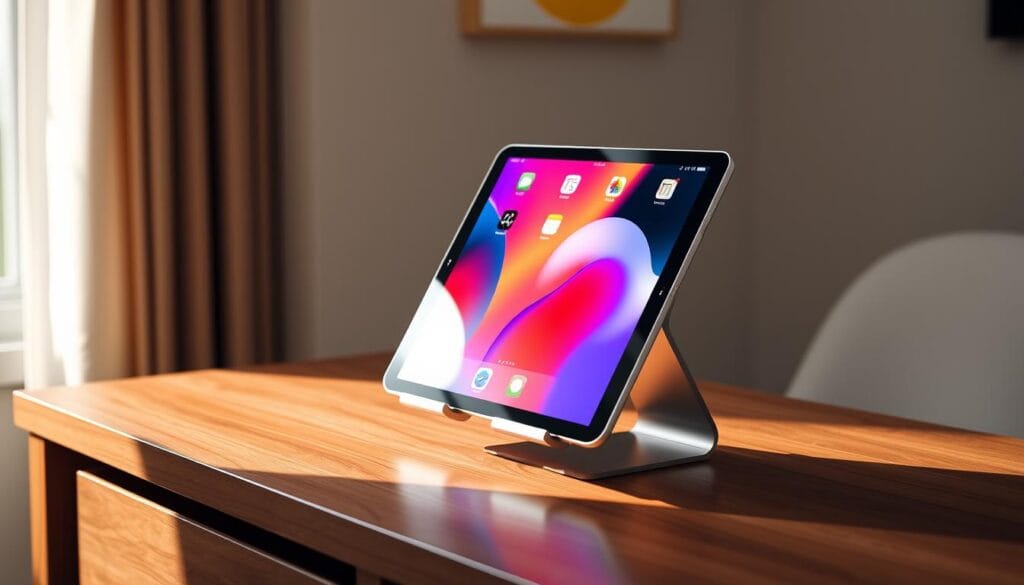 how to attach an ipad stand