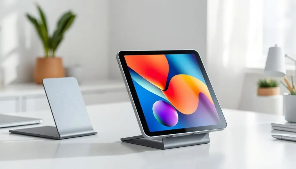 how to attach an ipad stand
