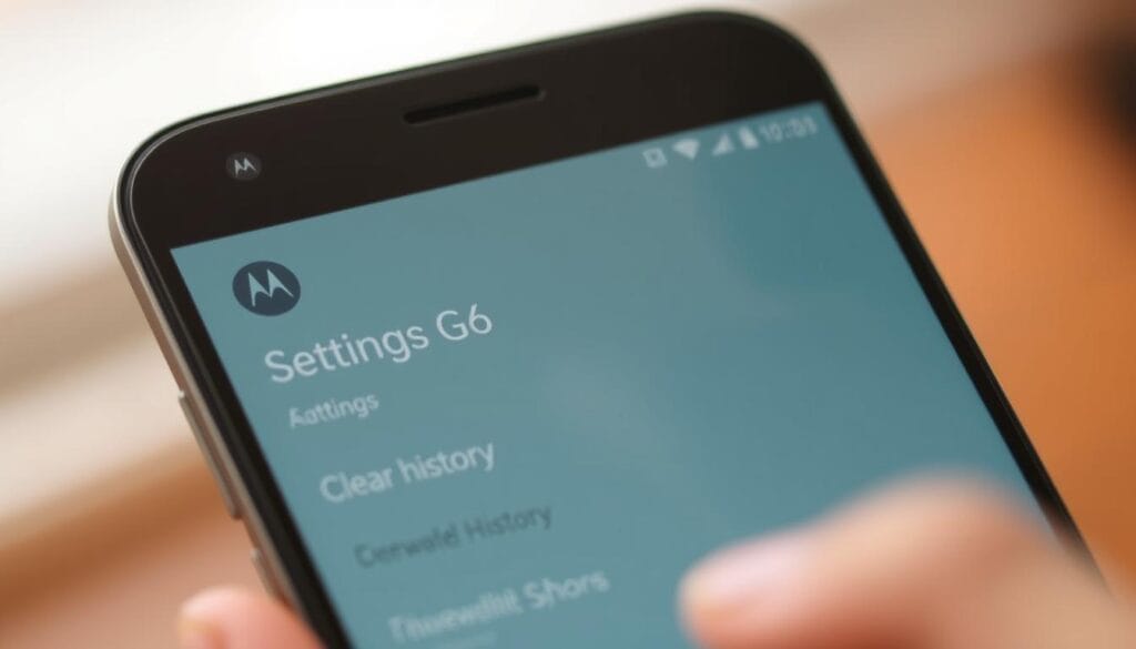 How to Clear History on a Motorola G6