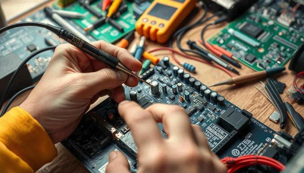 you replace a motherboard capacitor