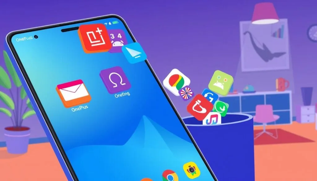 how to remove app icons from oneplus home screen